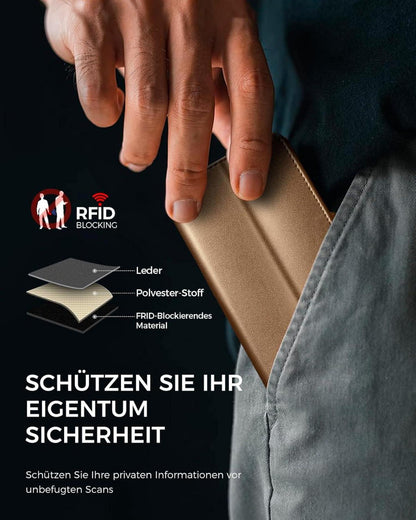 Samsung Galaxy A52S 5G Handyhülle mit Panzerglas und Standfunktion in Braun