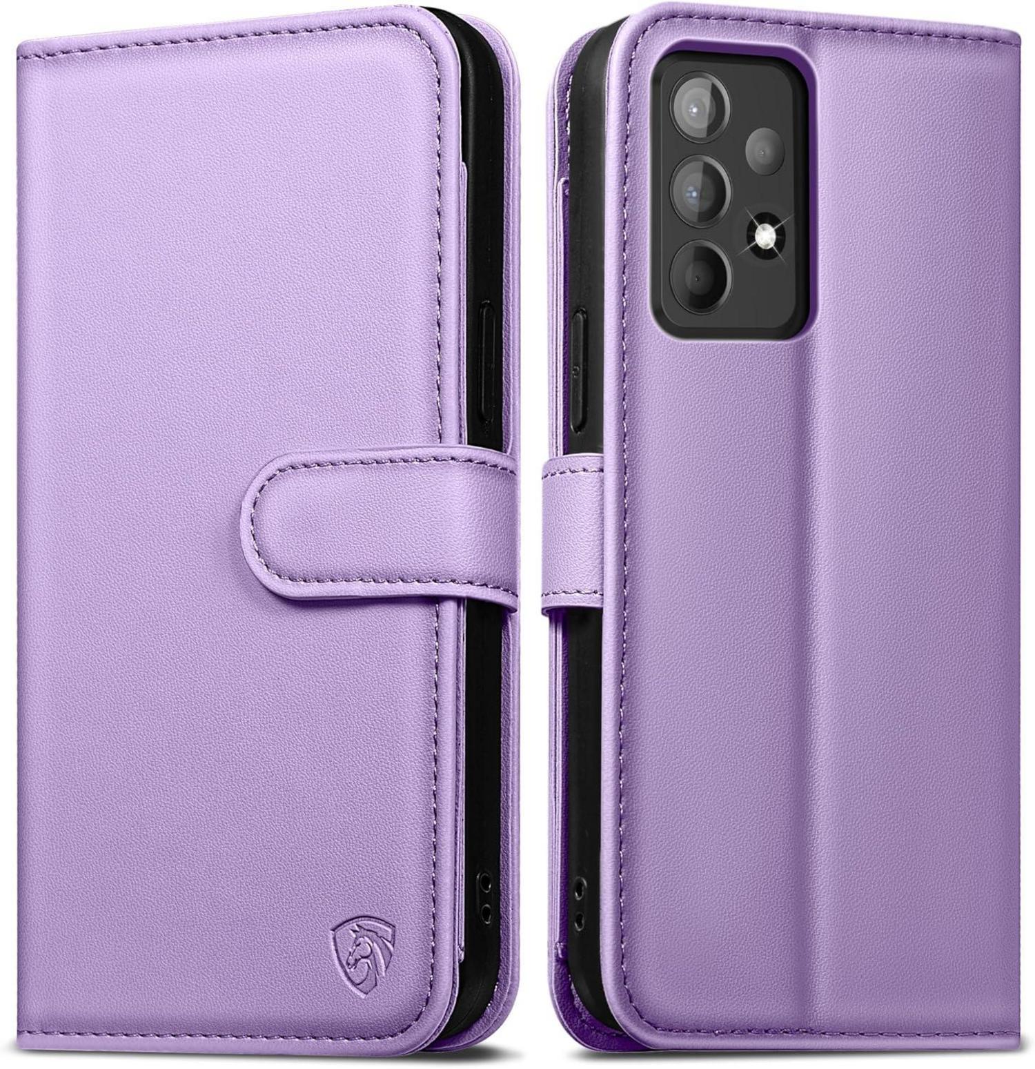 Samsung Galaxy A52S 5G Hülle mit Panzer Glas - Premium Lederhülle