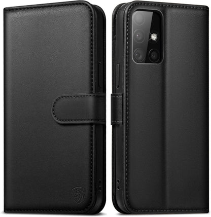 Samsung Galaxy A51 Handyhülle Schwarz RFID Schutz Glas