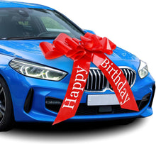 Geschenkschleife Auto Rote Große Schleife mit Saugnapf 23