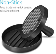 Burgerpresse Edelstahl mit Antihaftbeschichtung und 50 Blatt