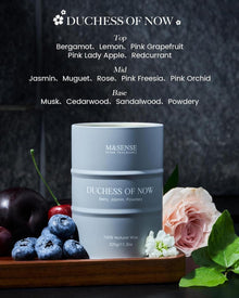 Bergamotte Jasmin Duftkerze Sojawachs 320g 70h Brenndauer