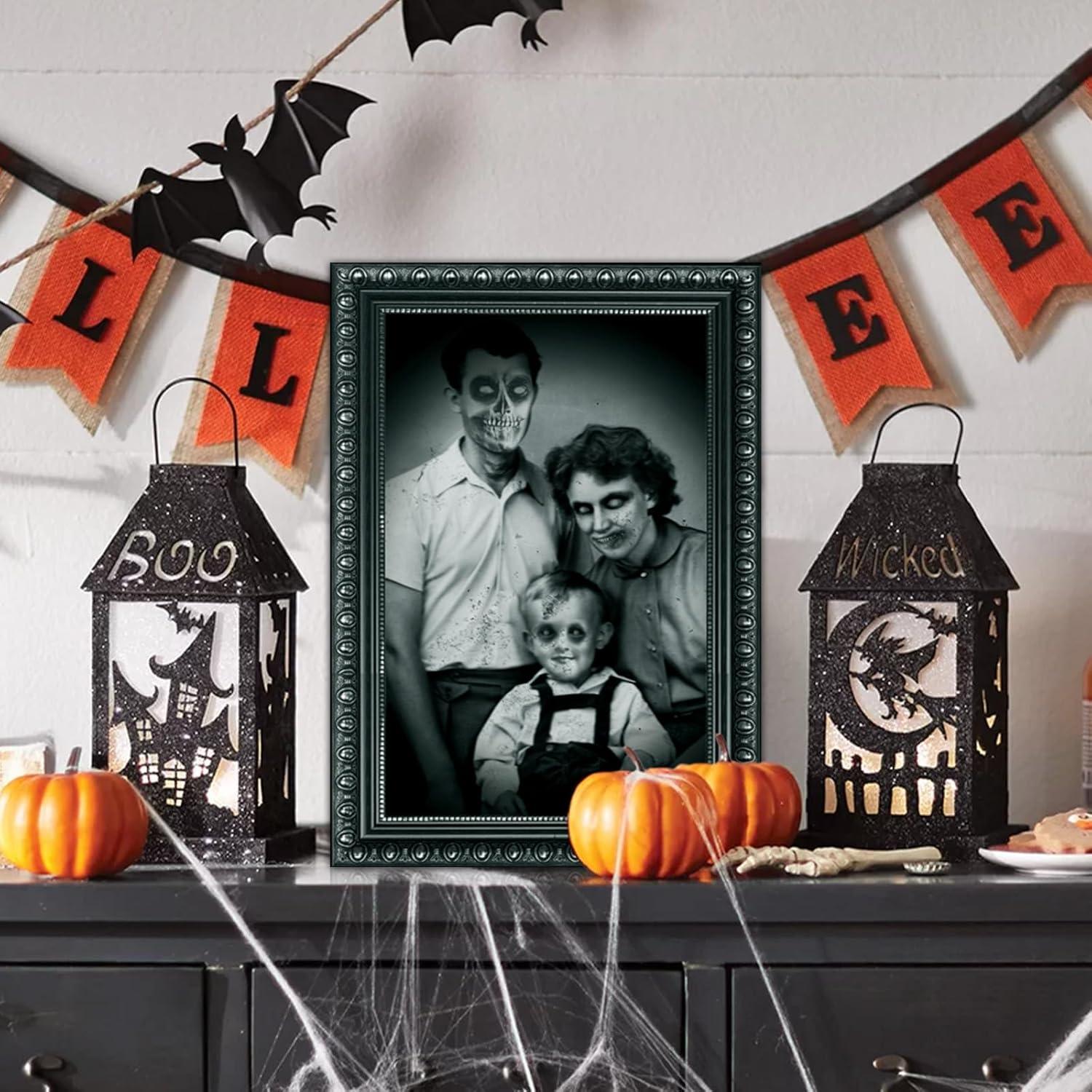 Benjia Halloween 3D Gothic Horror Bilderrahmen Portrait 6 Stück