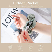 4er-Pack Lolalet Haargummis Scrunchies mit versteckter