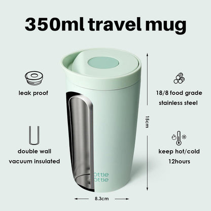 Thermobecher 350ml auslaufsicher Travel Mug Isolierbecher Classic