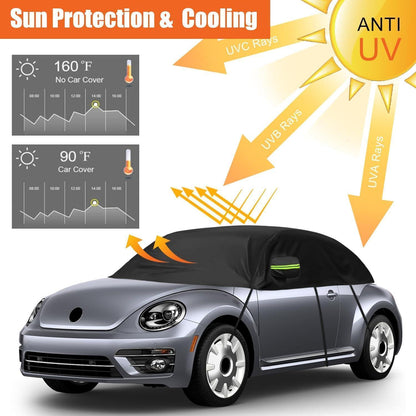 Autoabdeckung Halb VW Beetle 1998-2019 Wasserdicht & UV-Beständig