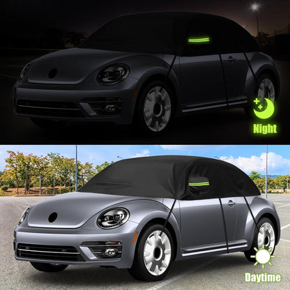 Autoabdeckung Halb VW Beetle 1998-2019 Wasserdicht & UV-Beständig