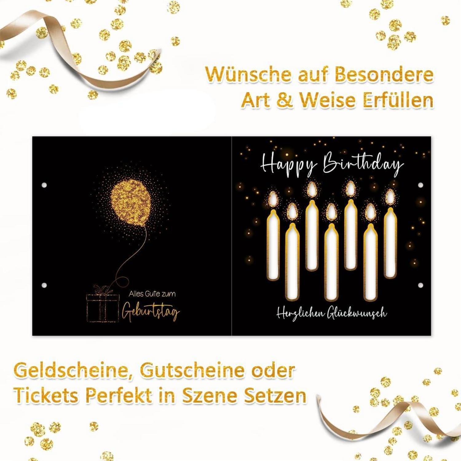 Geldgeschenke Verpackung Geburtstag Umschläge Karte Männer