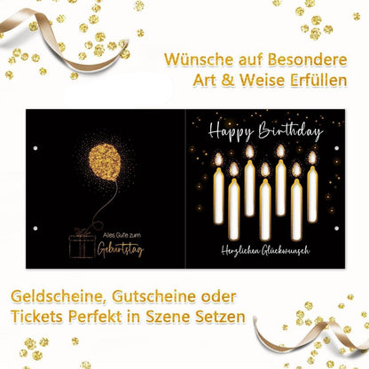 Geldgeschenke Verpackung Geburtstag Umschläge Karte Männer