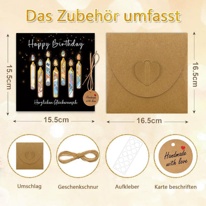 Geburtstag Geldgeschenke Verpackung mit Umschlägen und Karte
