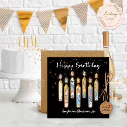 Geburtstag Geldgeschenke Verpackung mit Umschlägen und Karte