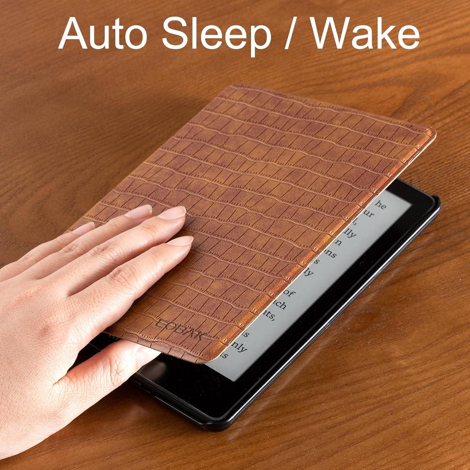 CoBak Smart-Cover für Kindle Paperwhite 11. Gen 2021 - Auto-Sleep-Wake - Völlig