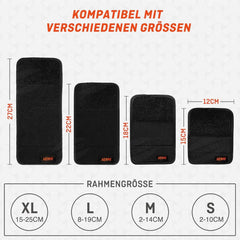 Fahrrad Rahmenschutz Set 4er Carbon Transportschutz Thule