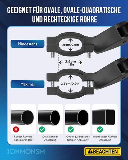 JONMONSM Fahrradständer 24-29 Zoll, Höhenverstellbar, rutschfest, Stabil