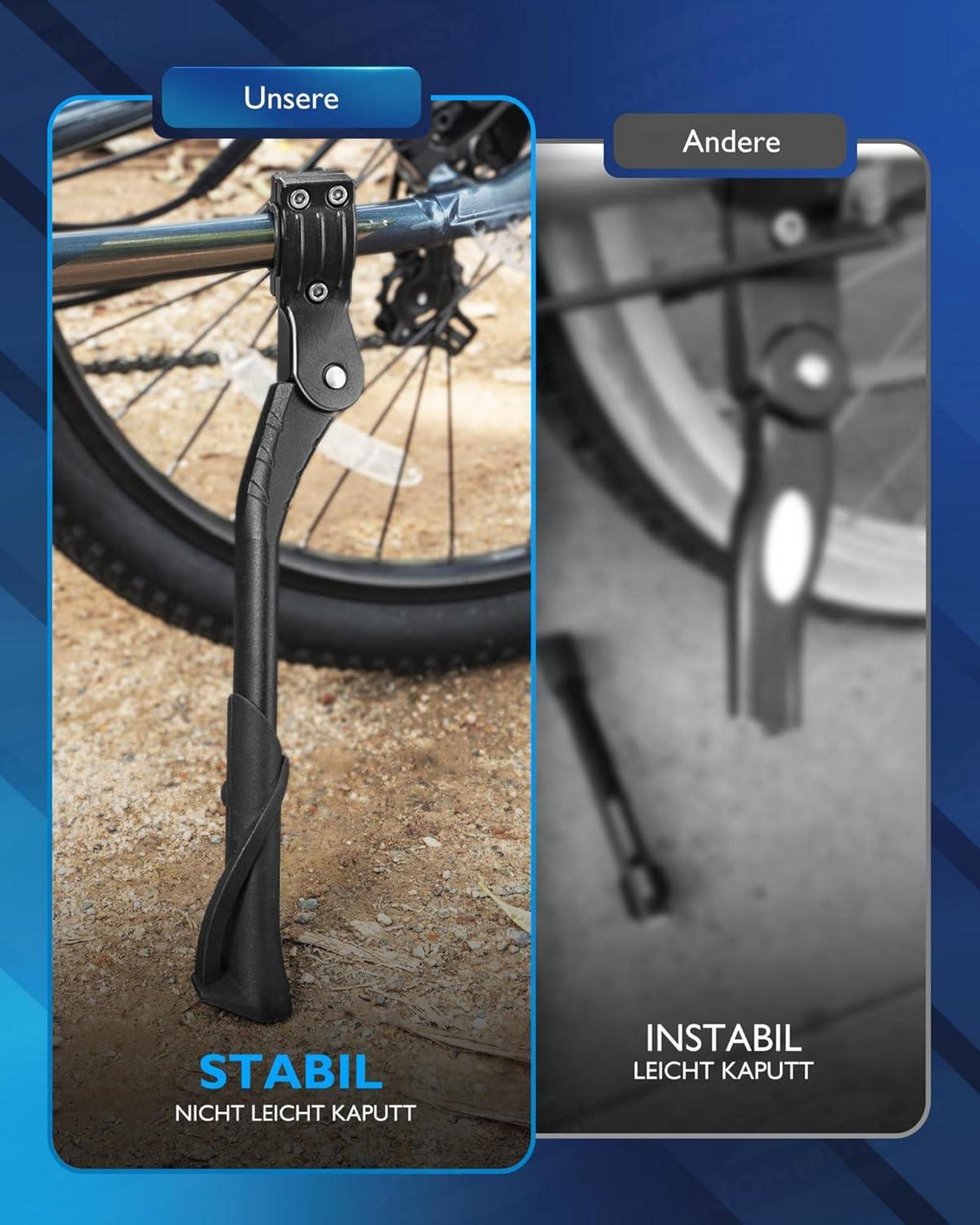 Fahrradständer 24-29 Zoll Höhenverstellbar Rutschfest Stabil