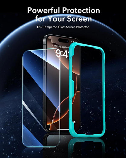 iPhone 16 Pro Panzerglas Displayschutzfolie 3er Pack 9H