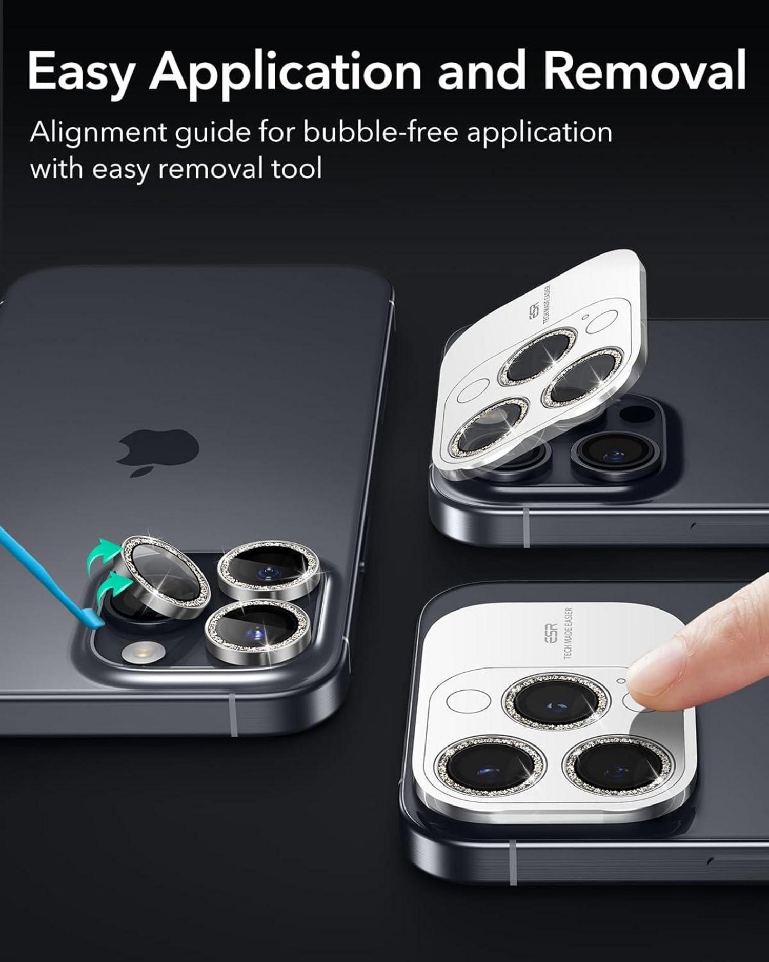 Kamera Schutzfolie iPhone 16 Pro Max 16 Pro 15 Pro Max 15 Pro 14 Pro