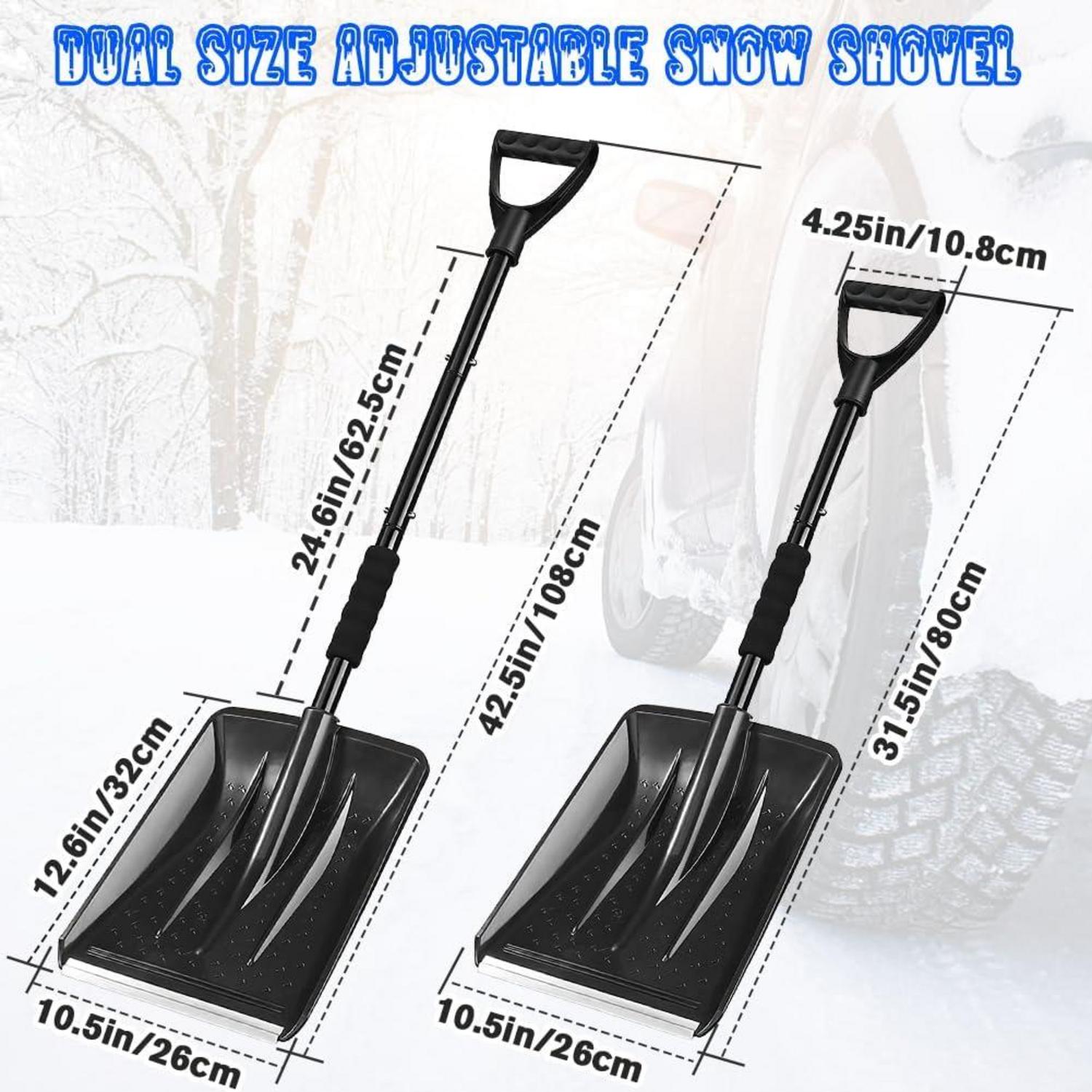Schneeschaufel 108cm Auto Schneeschieber Große Kapazität