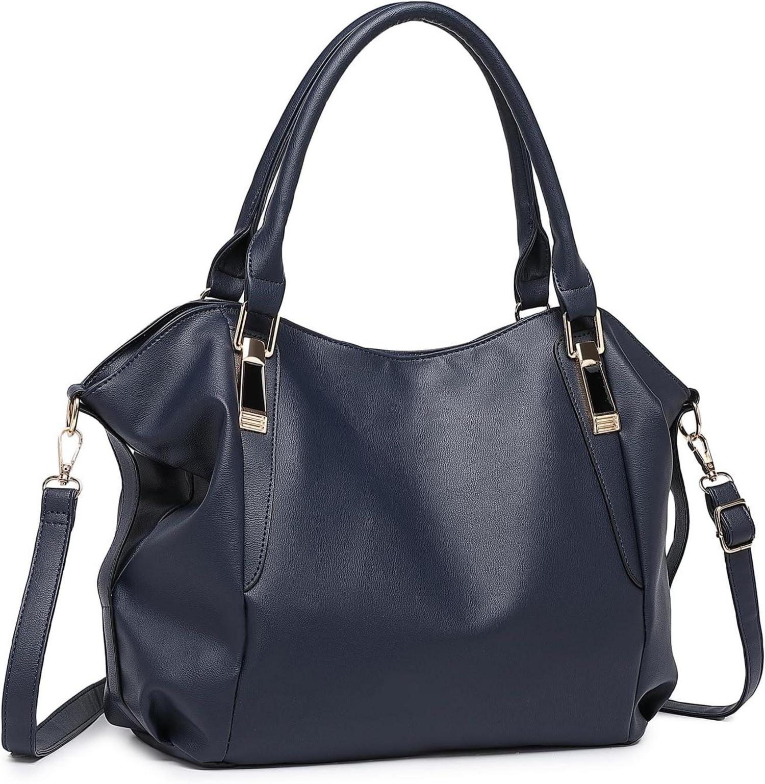 Große Damen Shopper Tote Bag, elegante Handtasche, Umhängetasche