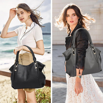Große Damen Shopper Tote Bag, elegante Handtasche, Umhängetasche