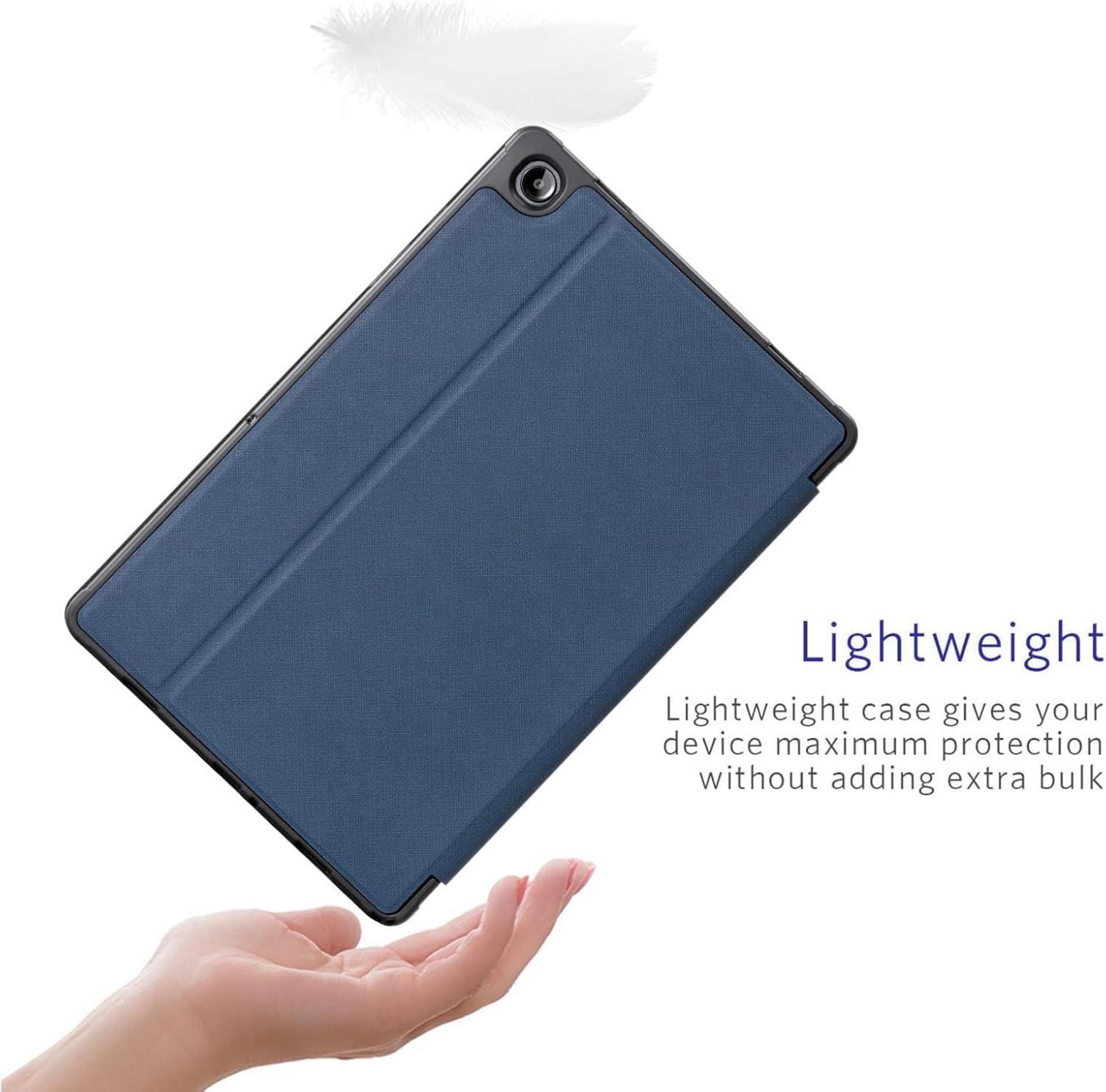 11 Zoll Samsung Galaxy Tab A9 Plus 2023 Hülle PU Leder Smart Cover, Dunkelblau