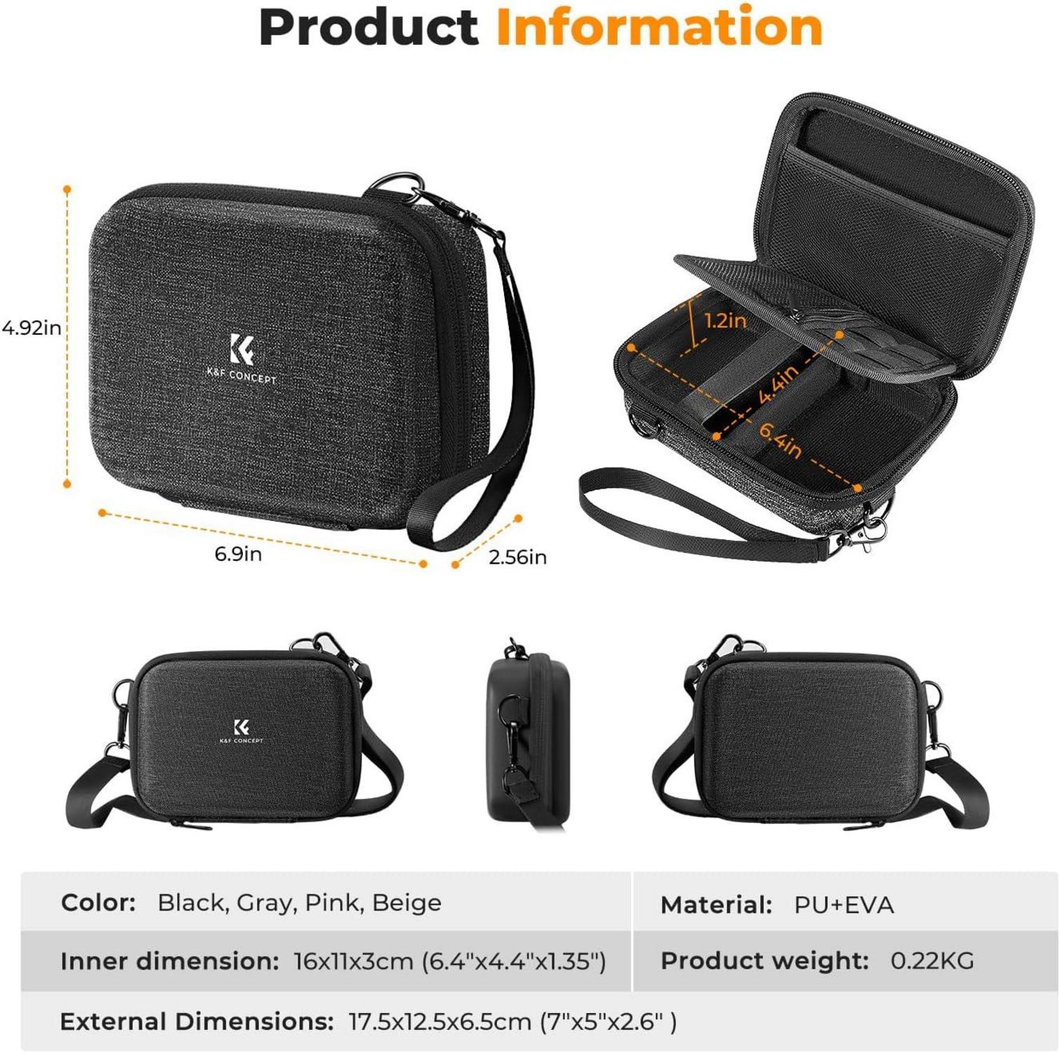 Digitalkamera Tasche Eva-Hartschale Grau Fotokamera Aufbewahrung