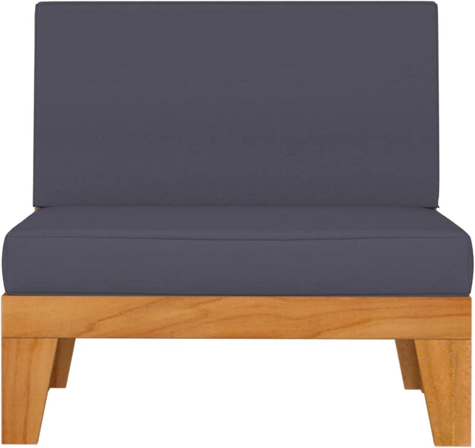Gartenmöbel Set Holz Lounge Ecksofa Outdoor 7-tlg Akazie Terrasse