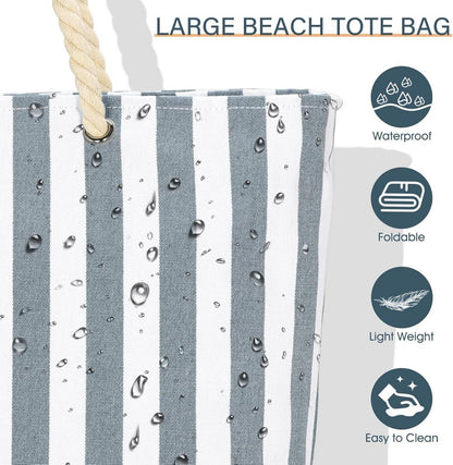 Strandtasche Damen XXL Tote Bag Wasserdicht Urlaub zubehör
