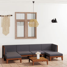 Gartenlounge Set Holz Ecksofa Sitzgruppe