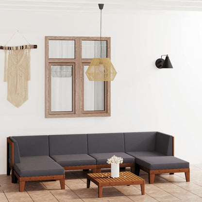 Gartenlounge Set Holz Ecksofa Sitzgruppe