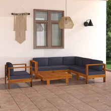 Gartenmöbel Set Holz Lounge Ecksofa Terrasse Balkon Loungemöbel