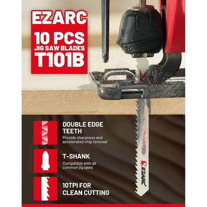 Stichsägeblätter für sauberes Holzschneiden, 10tlg Set