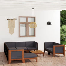 Gartenmöbel Set Holz Lounge Ecksofa Sitzgruppe Outdoor Terrasse wobei
