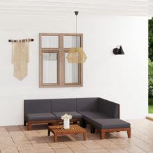 Gartenlounge Set Holz Outdoor Ecksofa Sitzgruppe Loungemöbel