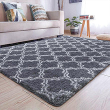 Hochflor Wohnzimmer Teppich Flauschig Schlafzimmer Modern