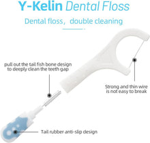 2-in-1 Zahnseide Interdentalbürste 10 Stück portable