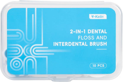 Zahnseide Interdentalbürste 30 Stück tragbar Einweg Zahnreinigung