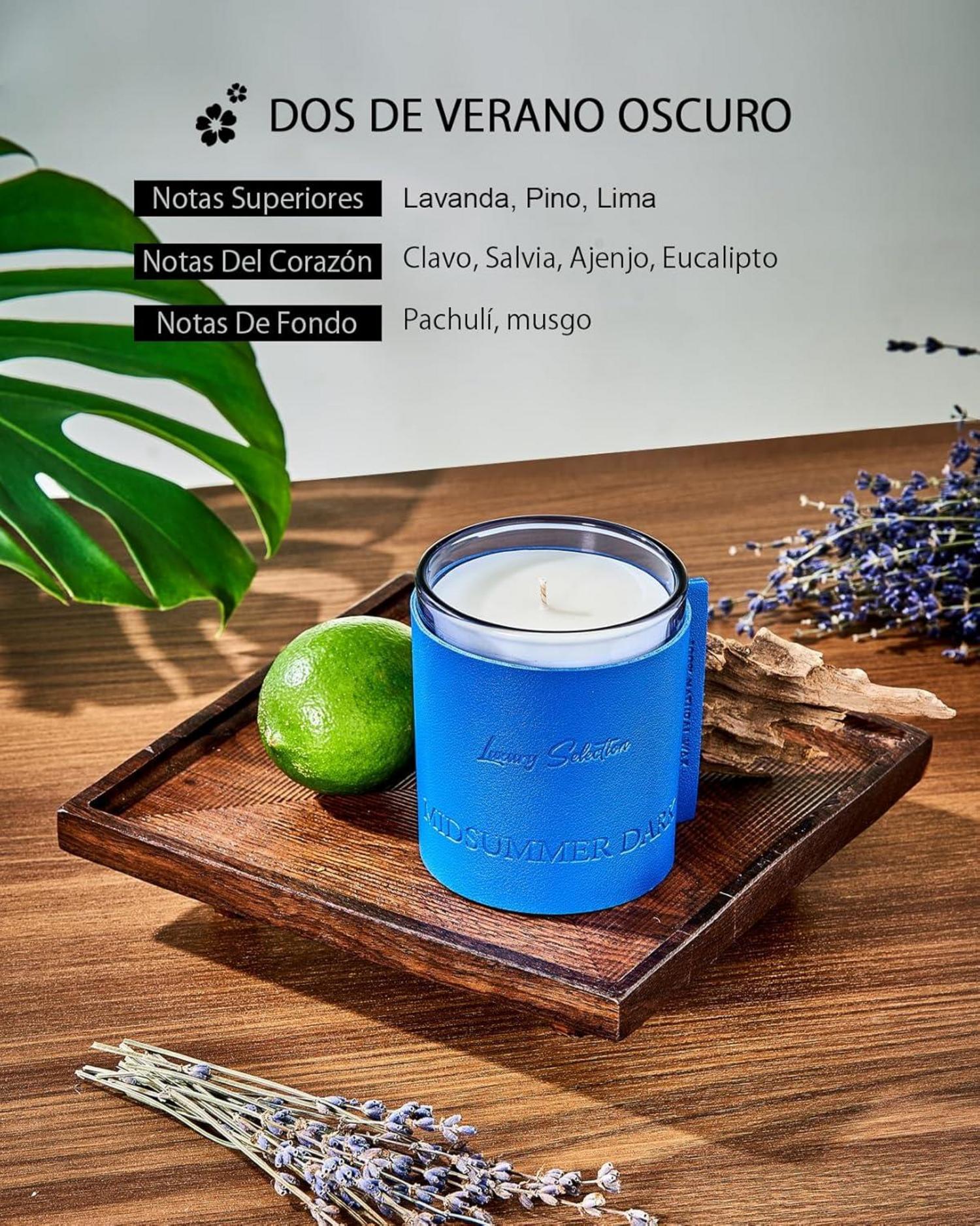 Duftkerze Luxury Leather Wrapped Candle 210g