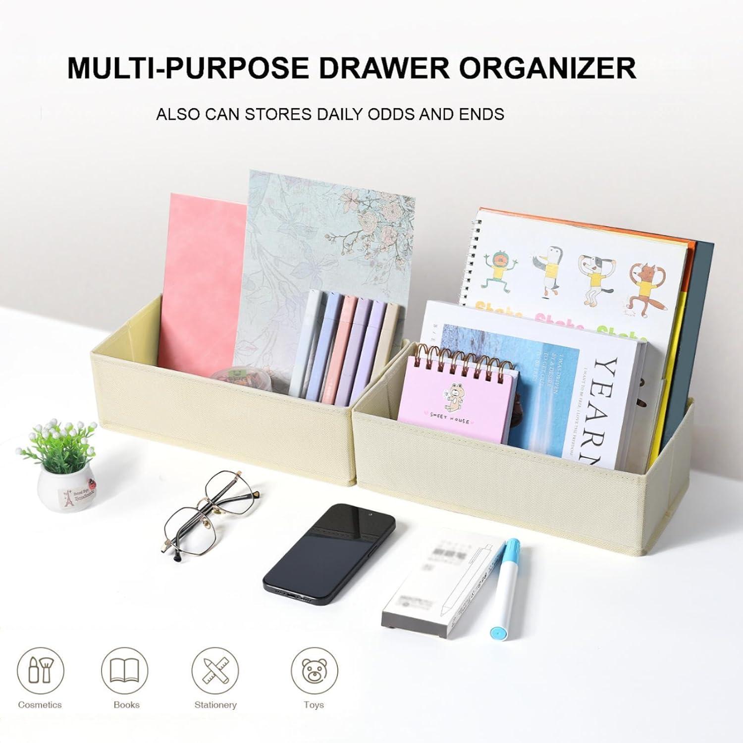 Schubladen Organizer Set 4-teilig für Kleiderschrank Aufbewahrung