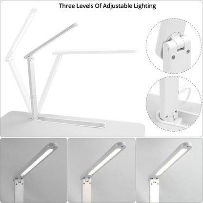 Laptoptisch Bett klappbar LED Lampe 60x40 cm