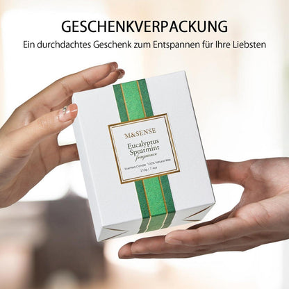 Soja-Duftkerzen Rose Beeren Leder Luxus 210g Aromatherapie Entspannung