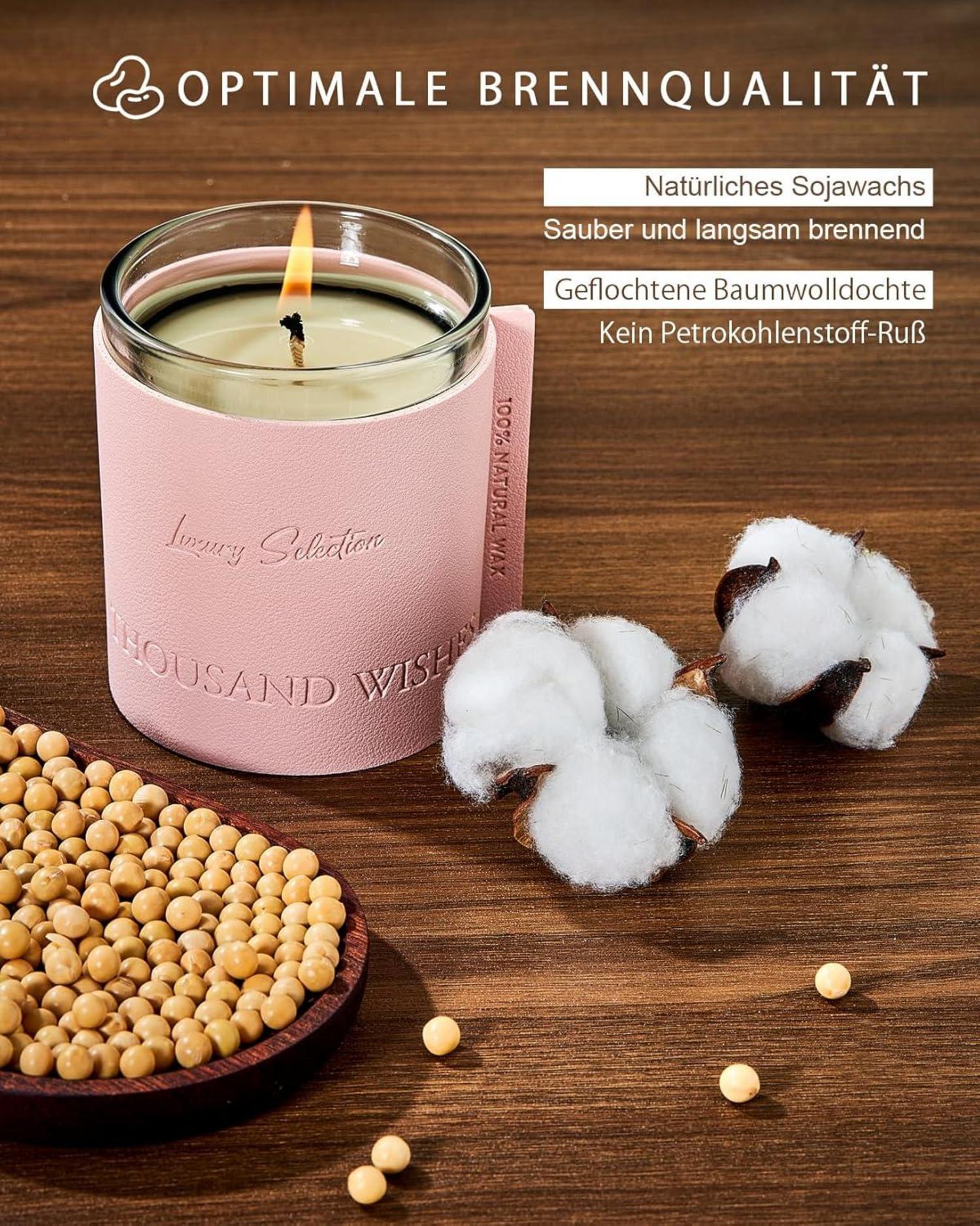 Aromatherapie-Kerze Lavendel Spa Yoga Stress