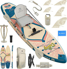 Extra Wide Inflatable Paddle Board with Premium Accessories