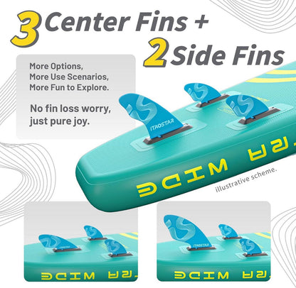iTAOSTAR Daisy 35 Extra Wide Inflatable Paddle Board SUP Kit