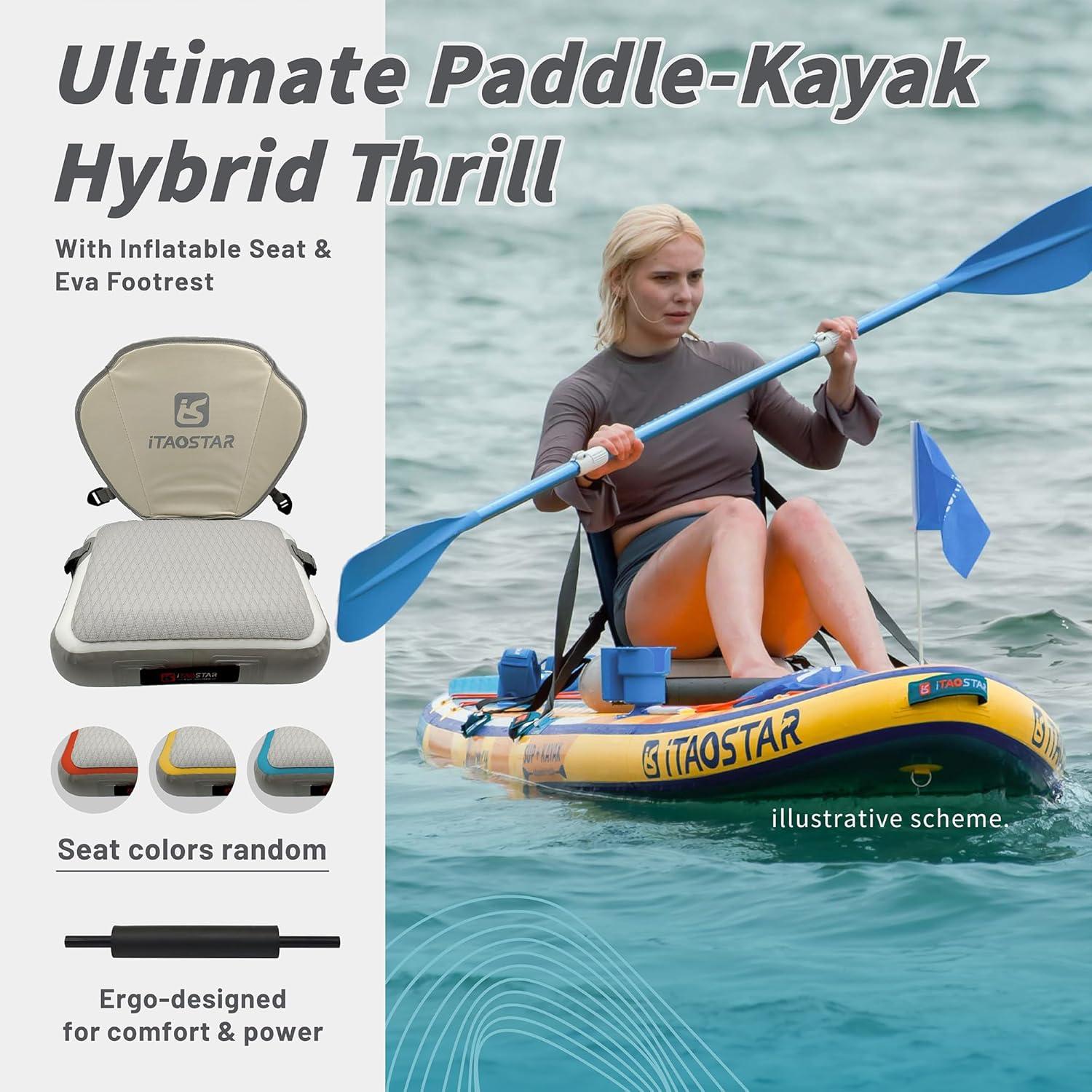 Aufblasbares Paddle Board Daisy 35 mit Zubehör & Kamerahalterung