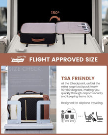 Handgepäck Rucksack 40L Reiserucksack 17.3 zoll Laptop