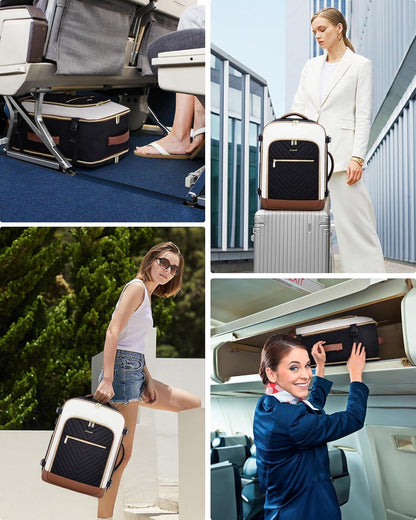 Handgepäck Rucksack Damen 40L Laptop Reisetasche Wasserdicht