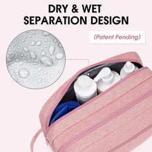 WANDF Kulturbeutel Herren Damen Wasserdicht Nass-Trocken