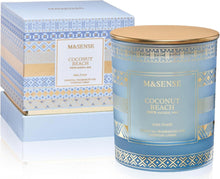 Coconut Beach Scented Candle 210g Natural Soy Stress Relief & Luxury