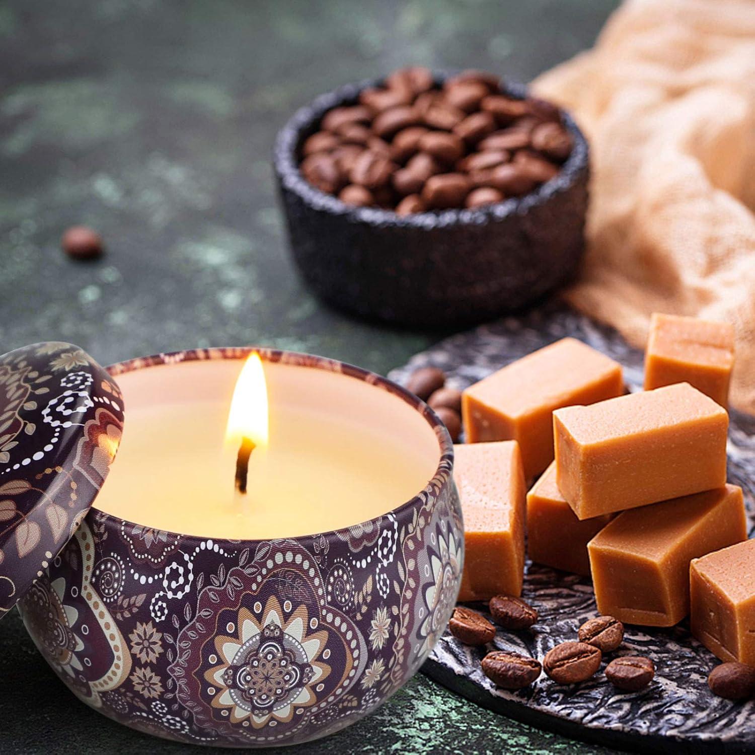 Duftkerzen Set 12 Stück 2.5 OZ Sojawachs Aromatherapie Geschenkset